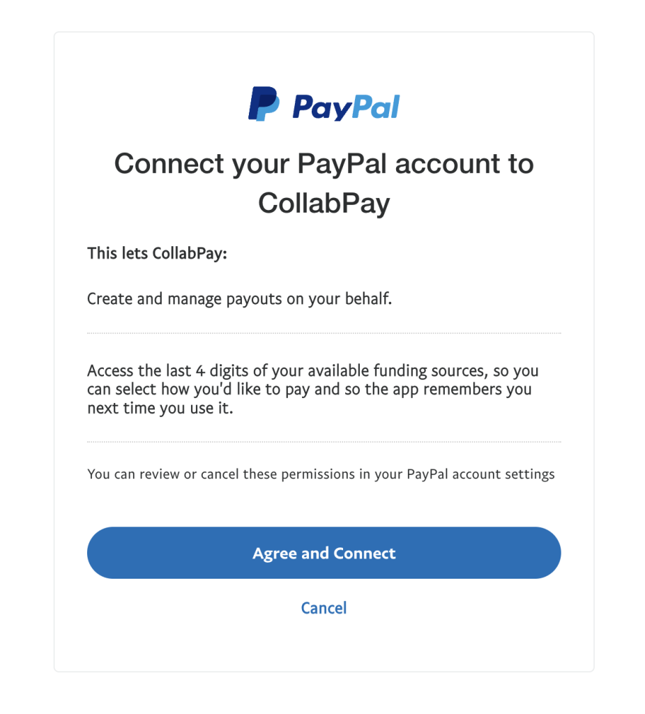 Setting up PayPal  CollabPay Documentation