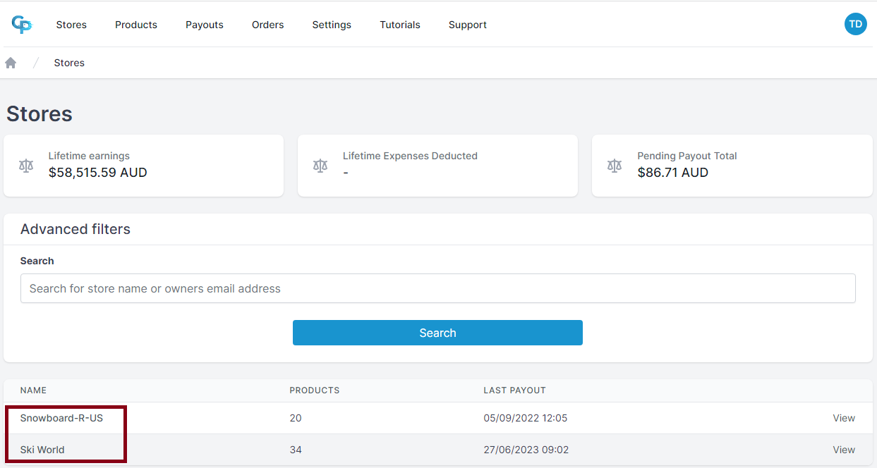 Statistics | CollabPay Documentation
